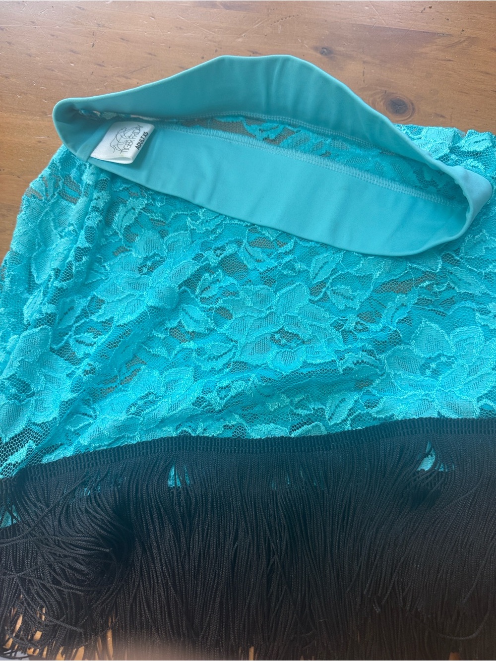Tiger Friday AXS Lace Fringe Ballroom Skirt - Picture 6 of 6